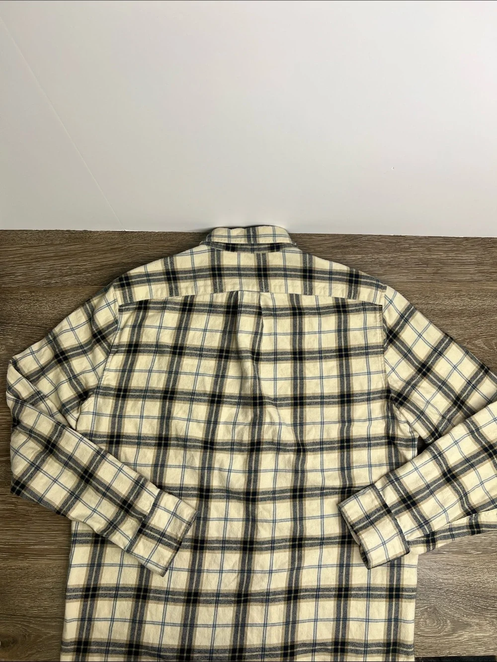 J.Crew Brushed Twill Plaid Button Down Shirt Men’s Large Cotton Flannel